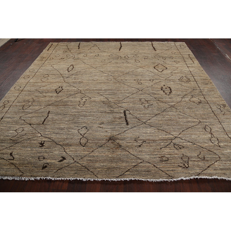 Rugsource Tribal Moroccan Oriental Area Rug HandKnotted 8X8 Square